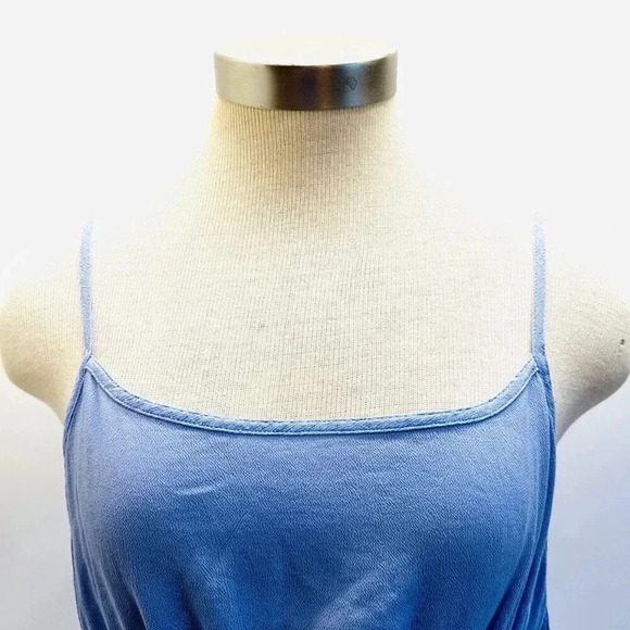 NWT SO GOODS FOR LIFE Juniors Pullover Adjustable Straps Cropped Blue Top Sz XL - Picture 6 of 13